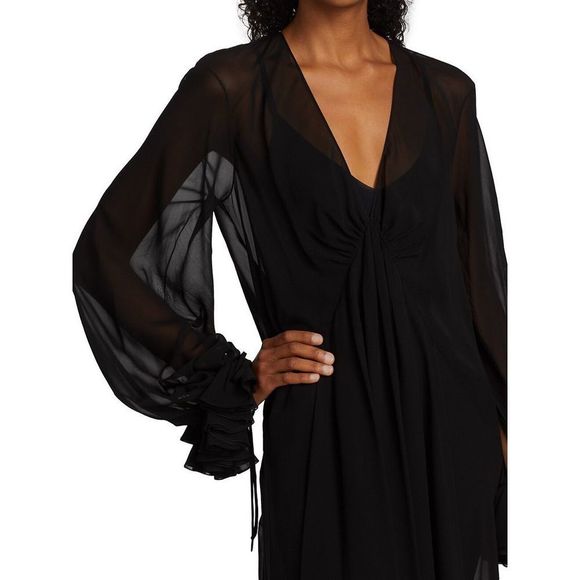 KHAITE The Rami Dress In black - Picture 5 of 11